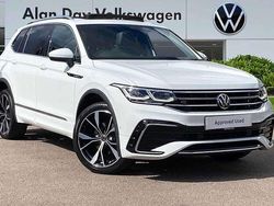White Used 2022 VW Tiguan Allspace R-line SUV | £29,222 (Fair price)