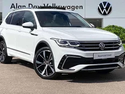 White Used 2022 VW Tiguan Allspace R-line SUV | £29,222 (A bit pricey)
