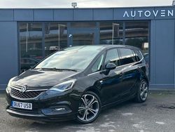 Black Used 2017 Vauxhall Zafira Tourer Elite MPV | £10,890
