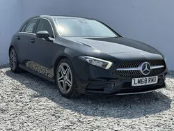 Black Used 2018 Mercedes A200 AMG line Hatchback | £15,295 (Fair price)