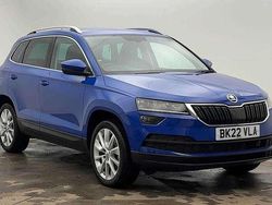Energy blue Used 2022 Skoda Karoq SE L SUV | £20,529 (Fair price)