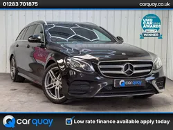 Black Used 2017 Mercedes E200 AMG line Estate | £12,795 (Fair price)