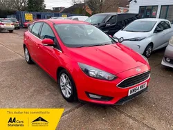 Red Used 2014 Ford Focus Zetec Hatchback | £5,495 (Fair price)
