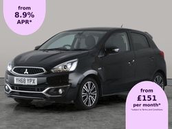 Black Used 2018 Mitsubishi Mirage Hatchback | £9,557 (Fair price)