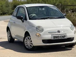 White Used 2010 Fiat 500 Pop Hatchback | £1,999 (Fair price)