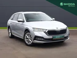 Brilliant silver metallic Used 2023 Skoda Octavia SE L Estate | £23,995 (Expensive)