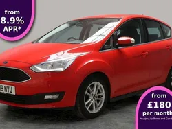 Red Used 2018 Ford C-MAX Zetec MPV | £10,884 (A bit pricey)