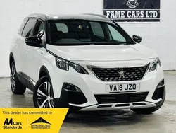 White Used 2018 Peugeot 5008 GT-line MPV | £11,000 (A bit pricey)