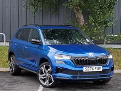 Blue Used 2024 Skoda Karoq SportLine SUV | £26,498 (A bit pricey)