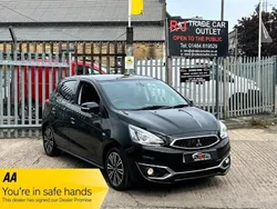 Black Used 2016 Mitsubishi Mirage Hatchback | £7,395 (Fair price)