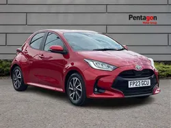 Red Used 2023 Toyota Yaris Hybrid Design Hatchback | £16,995 (Good price)