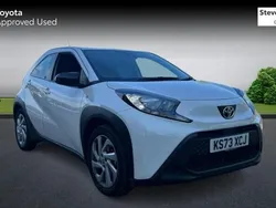 White Used 2024 Toyota Aygo PURE Hatchback | £12,537 (Fair price)