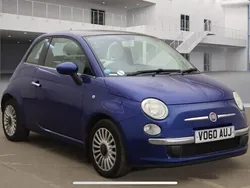 Blue Used 2010 Fiat 500 Lounge Hatchback | £2,495 (Fair price)