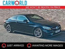 Black Used 2019 Mercedes C200 AMG line Coupe | £16,400 (Fair price)