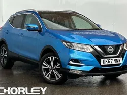 Blue Used 2017 Nissan Qashqai N-Connecta SUV | £11,435 (Fair price)