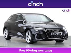 Black Used 2020 Audi A3 S-Line Hatchback | £16,599 (A bit pricey)
