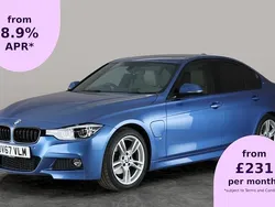 Blue Used 2017 BMW 330e M Sport Sedan | £13,279 (Good price)