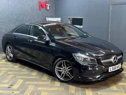 Black Used 2018 Mercedes CLA180 AMG line Sedan | £9,990