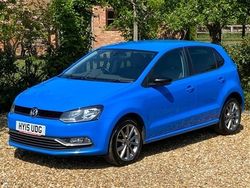 Blue Used 2015 VW Polo Design Hatchback | £4,495 (Expensive)
