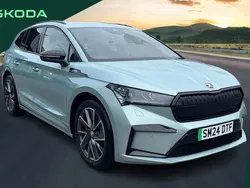 Silver Used 2024 Skoda Enyaq iV SportlinePlus SUV | £32,690 (Fair price)