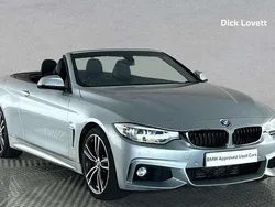Silver Used 2016 BMW 420 M Sport Cabriolet | £17,333 (Fair price)
