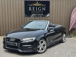 Black Used 2015 Audi A3 Cabriolet S-Line Cabriolet | £10,250
