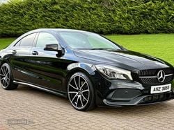 Black Used 2017 Mercedes CLA220 AMG line Sedan | £14,950 (Fair price)