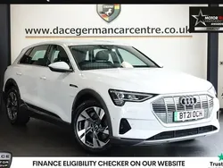 White Used 2021 Audi e-tron Sport SUV | £19,489 (Fair price)