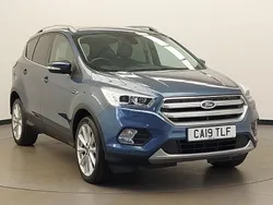 Blue Used 2019 Ford Kuga Titanium X SUV | £12,498 (Fair price)