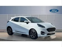 White Used 2021 Ford Puma Gen-E ST-Line SUV | £12,600 (Fair price)