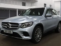 Silver Used 2017 Mercedes GLC250 AMG line Estate | £17,499 (Fair price)