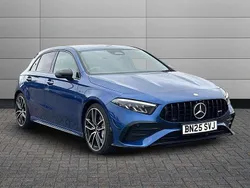 Blue Used 2025 Mercedes A35 AMG Edition Hatchback | £38,450 (Expensive)