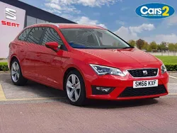 Red Used 2017 Seat Leon ST FR Estate | £11,499 (Fair price)