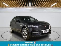 Black Used 2018 Jaguar F-Pace R-Sport SUV | £17,099 (Fair price)