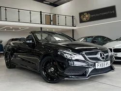 Black Used 2015 Mercedes E220 AMG line Cabriolet | £11,695 (Fair price)