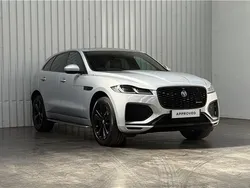 Metallic hakuba silver Used 2021 Jaguar F-Pace R-Dynamic SUV | £30,690 (Fair price)