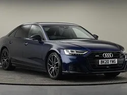 Navarra blue metallic Used 2020 Audi A8 Black Edition Sedan | £30,900 (Fair price)
