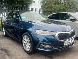 Petrol blue metallic Used 2022 Skoda Octavia SE L Estate | £16,600 (Fair price)