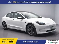 White Used 2021 Tesla Model 3 Long Range Sedan | £20,640 (Expensive)