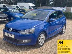 Blue Used 2013 VW Polo Edition Hatchback | £8,990 (Fair price)