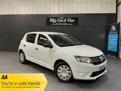 White Used 2014 Dacia Sandero Ambiance Hatchback | £1,990 (Good price)