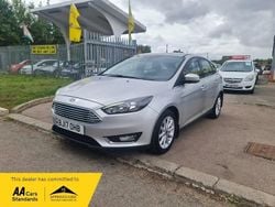 Silver Used 2017 Ford Focus Titanium Hatchback | £7,899 (Good price)