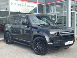 Santorini black Used 2023 Land Rover Defender HSE Dynamic SUV | £65,911 (A bit pricey)