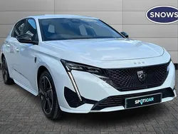 Okenite white Used 2024 Peugeot e-308 GT Hatchback | £22,412 (Expensive)