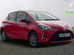 Red Used 2018 Toyota Yaris Hatchback | £11,199 (Fair price)