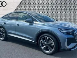 Blue Used 2025 Audi Q4 Sportback e-tron S-Line SUV | £35,490 (Super price)