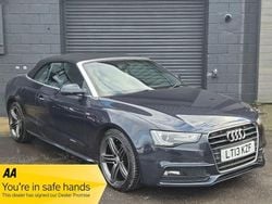 Blue Used 2013 Audi A5 Cabriolet S-Line Cabriolet | £6,999 (Good price)