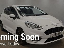White Used 2019 Ford Fiesta ST-Line Hatchback | £10,362 (Fair price)