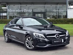 Black Used 2018 Mercedes C200 Premium Coupe | £16,241 (Good price)