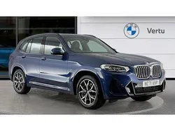Blue Used 2022 BMW X3 M Sport SUV | £33,235 (A bit pricey)